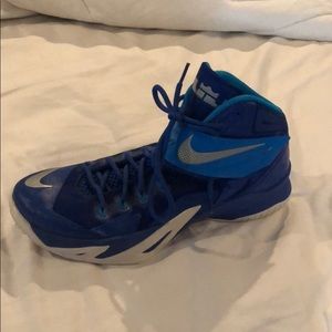 Blue lebron shoes